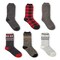 Muk Luks Muk Luks Women's Assorted One Size Fits Most Heat Retainer Socks Multicolored 0022066996PK36 - alternate 6